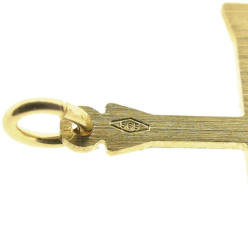 Image 6 of Gold pendant of a cross
