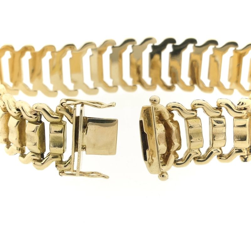 Image 7 of Golden fantasy link bracelet | 19 cm