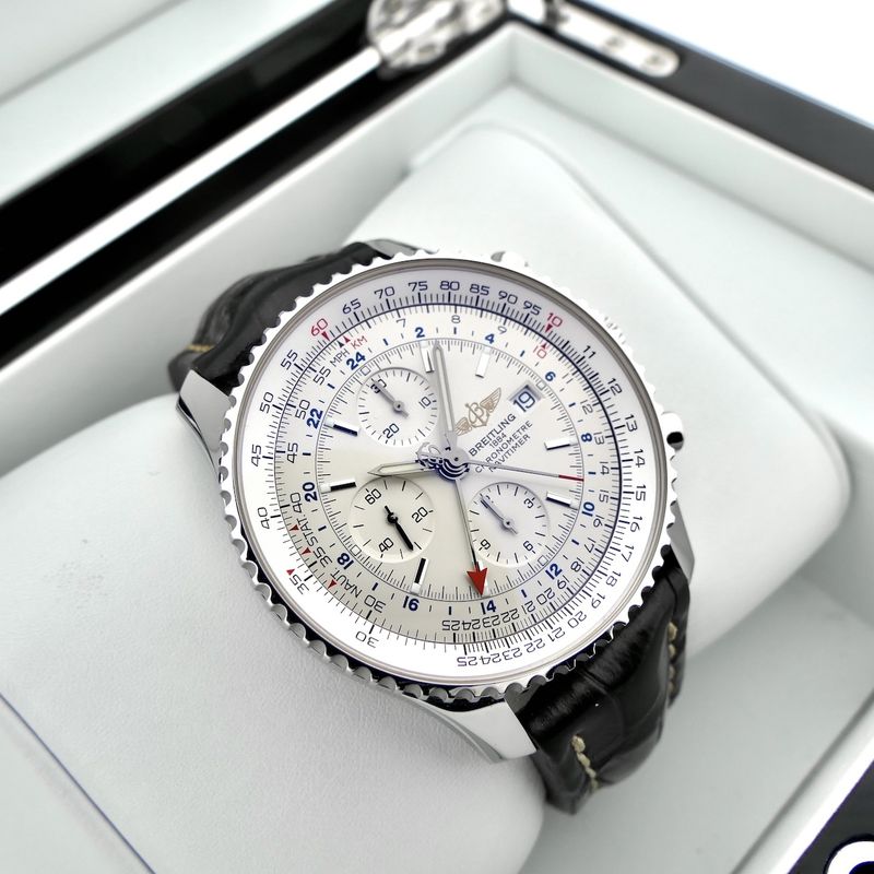 Image 16 of Breitling Navitimer World GMT A24322; Automatic men's watch