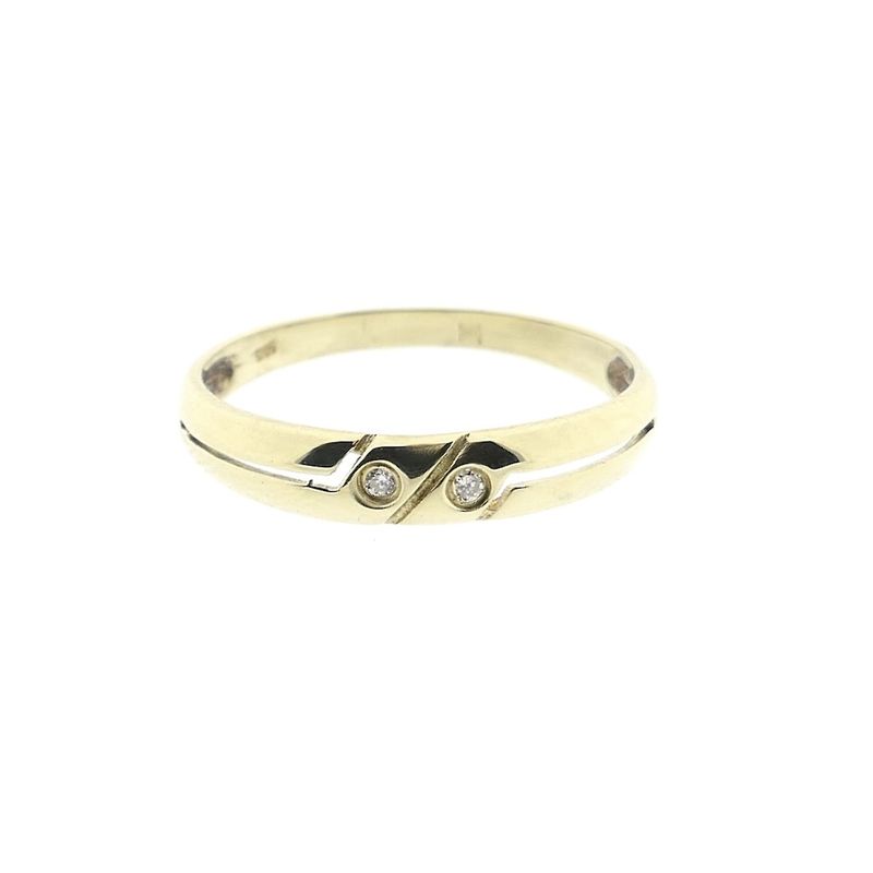Image 3 of Gold ring with diamond | 0.02 ct.