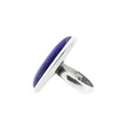 Image 6 of Silver ring with lapis lazuli | Vintage