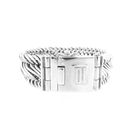 Image 3 of Silver Buddha to Buddha bracelet; Edwin Big XL