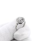Image 8 of Antique White Gold Diamond Ring; 0.27 ct.