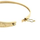 Afbeelding 4 van Gouden slavenarmband met zirconia