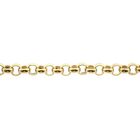 Image 7 of Gold jasseron link chain with four strands