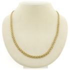 Image 1 of Gold (double) Prince of Wales link necklace | 46.5 cm