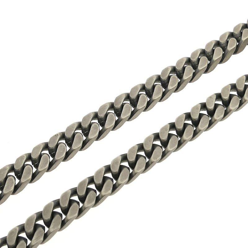 Image 6 of Silver robust gourmet link chain
