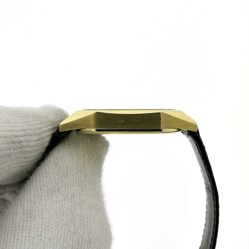 Image 10 of Omega Constellation; Vintage 18k gold men's watch with a linen dial