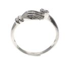 Image 3 of Silver ring; Grab your luck | With Zirconia