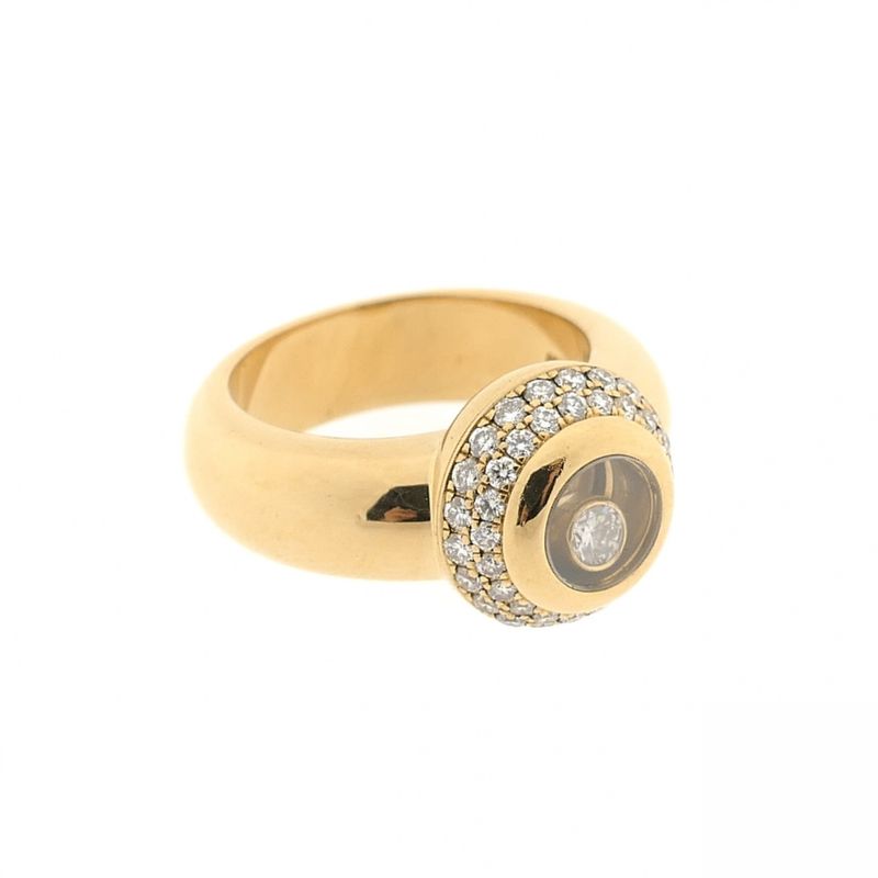 Image 17 of Gold Chopard ring with diamond 0.62 ct.