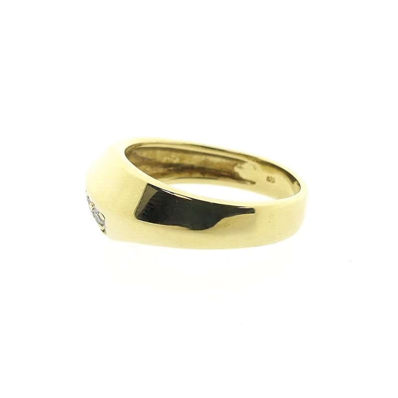 Image 8 of Gold ring with diamond; 0.25 ct.