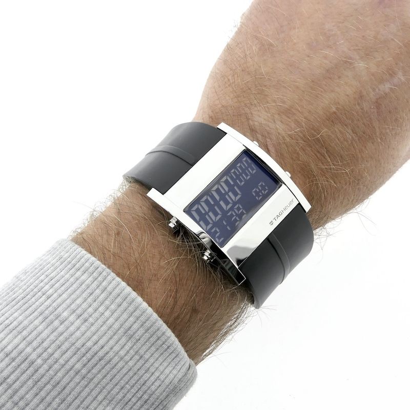Image 10 of Tag Heuer Microtimer; Digital men's watch