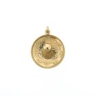 Image 1 of Gold sombrero pendant | Mexico