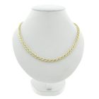 Image 7 of Gold twisted link chain