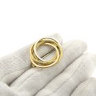 Image 10 of Tricolor gold fantasy brooch