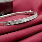 Image 2 of White gold Tirisi bracelet with diamonds; Size S/M