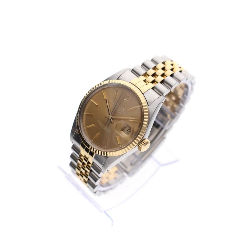Image 3 of Rolex Datejust 36mm 16013; Automatic Bi-color Watch (Full Set '85)
