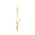 Image 5 of Gold triangle stud earrings