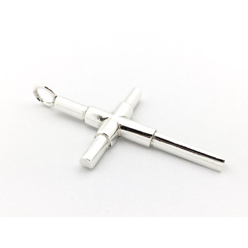 Image 2 of Silver cross; pendant