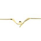 Image 5 of Gold Cardano link chain with fixed pendant | 44 cm