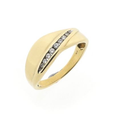 Image 1 of Gold Ring with Zirconia