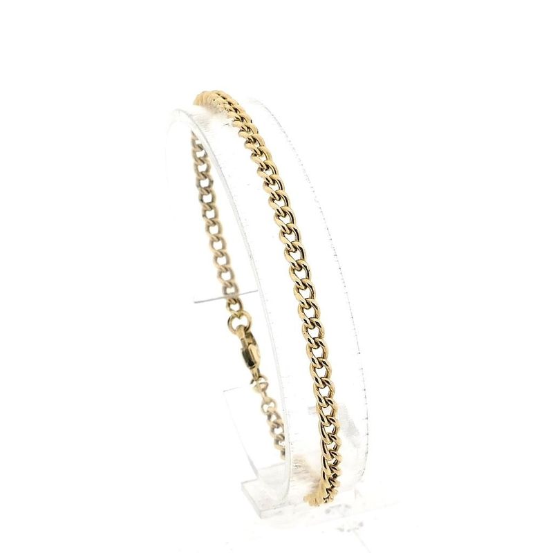 Image 1 of Gold Gourmet Link Bracelet