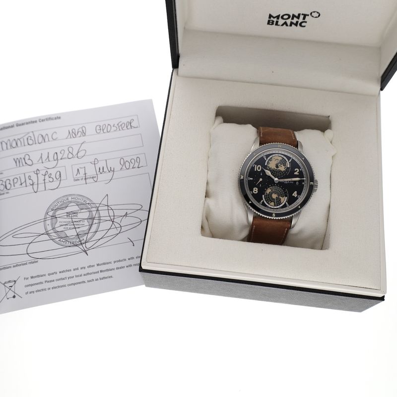 Image 21 of Montblanc 1858 Geosphere; Automatic men's watch