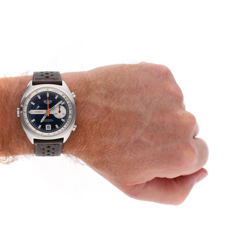 Afbeelding 16 van Heuer Carrera 1553 Automatic Chronograph; Vintage Heren Horloge