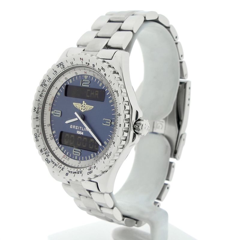 Image 2 of Breitling Chronospace; Analog/digital pilot's watch