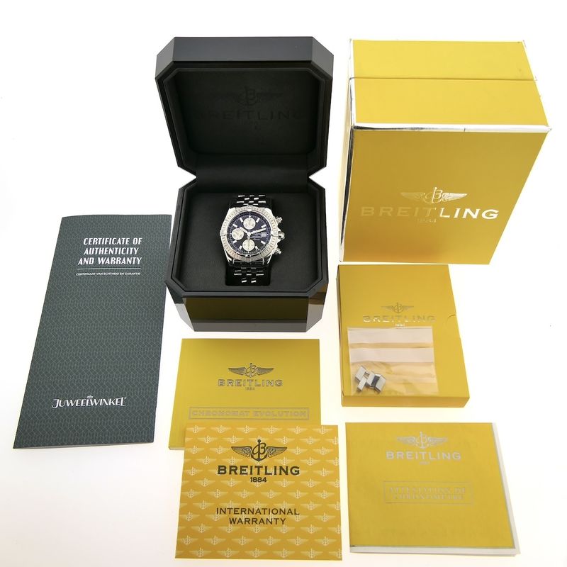 Image 4 of Breitling Chronomat Evolution A13356; Chronograph men's watch