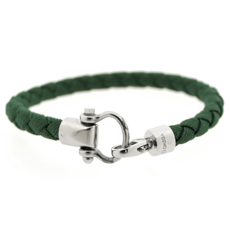 Image 1 of Omega Accessories; Sailing Bracelet; Green Aqua collection; Nylon; (S) 18cm