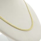 Image 4 of Gold flat gourmet link chain