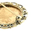 Image 6 of Gold brooch of 10 guilder coin King William III 1875