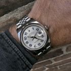Image 10 of Rolex Datejust 'Deco Blue Arab' 116200; Automatic watch