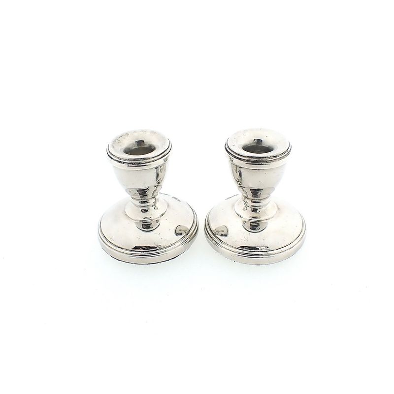 Image 4 of Set of silver candlesticks | English
