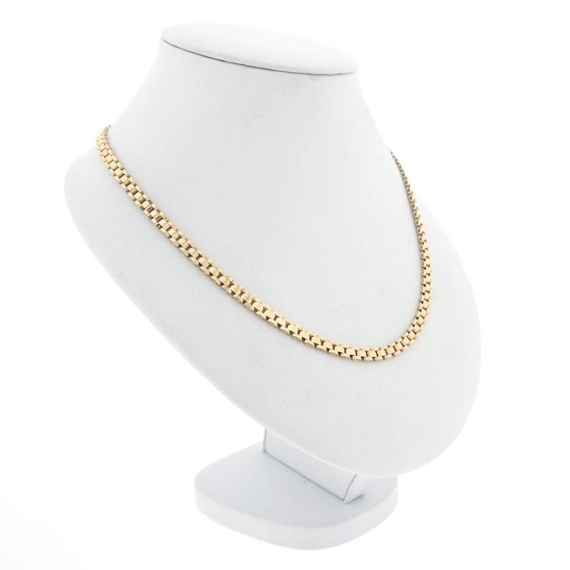 Image 2 of Gold bismark link necklace
