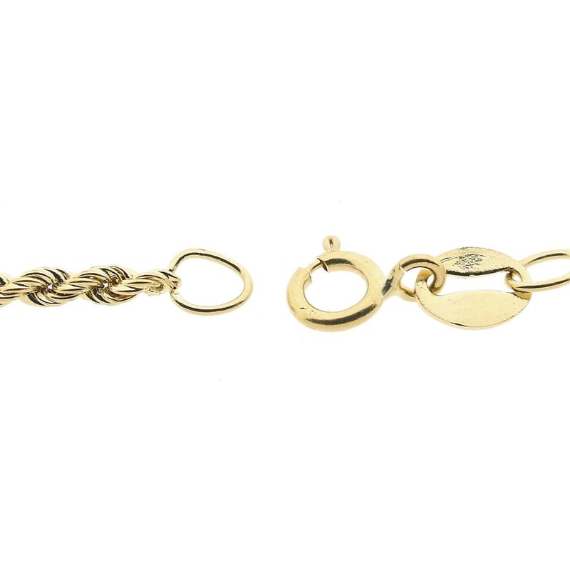 Image 3 of Gold twisted link chain