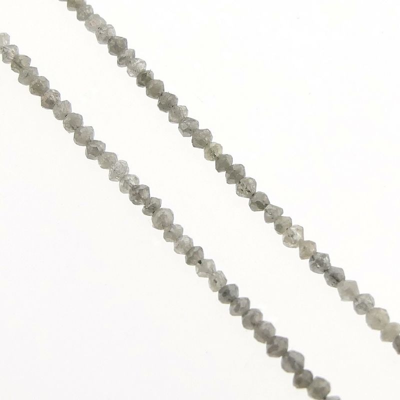 Image 6 of 9 carat necklace with uncut diamonds