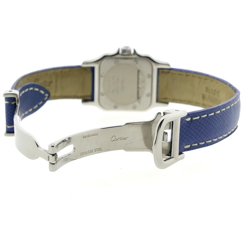 Image 16 of Cartier Santos Galbee; Gold/steel ladies watch