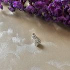 Image 2 of White gold ZINZI pendant with diamond; 0.09 ct.