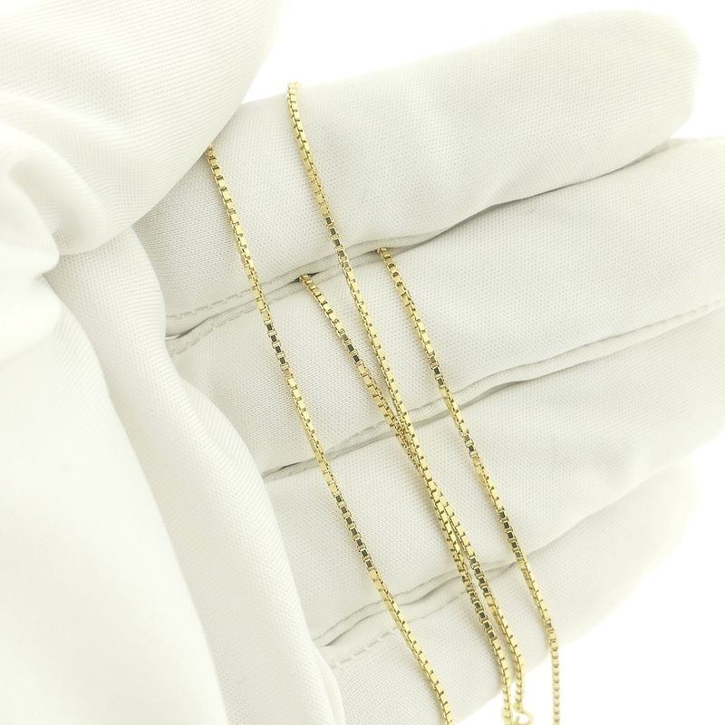 Image 6 of Golden Venetian link chain | 46.5 cm