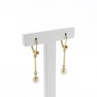 Image 3 of Gold earrings with pearl