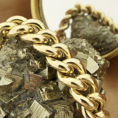Image 2 of Gold gourmet link bracelet