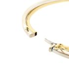 Image 7 of Two-tone gold slave bracelet; Size M/L