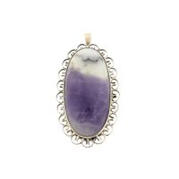 9 carat pendant with amethyst quartz
