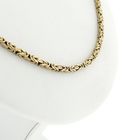 Image 5 of Gold square king link necklace | 61 cm