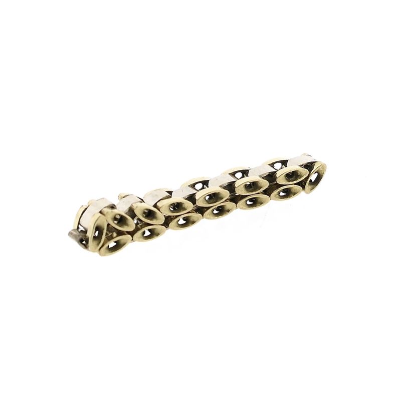 Image 5 of Bicolor Gold Link Ring