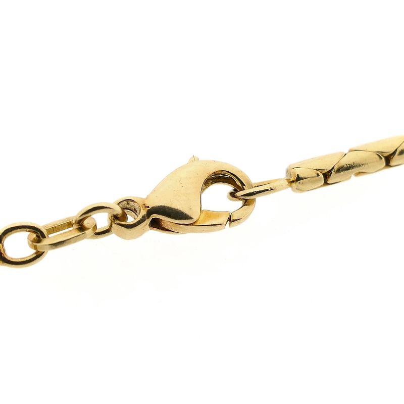 Afbeelding 4 van Gouden Cardano schakelcollier