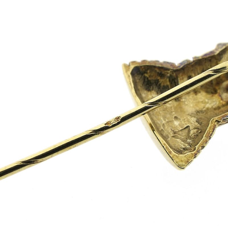 Image 7 of Gold lapel pin, tie pin of an Arab