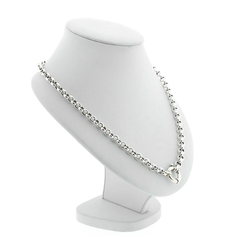 Image 3 of Silver jasseron link chain